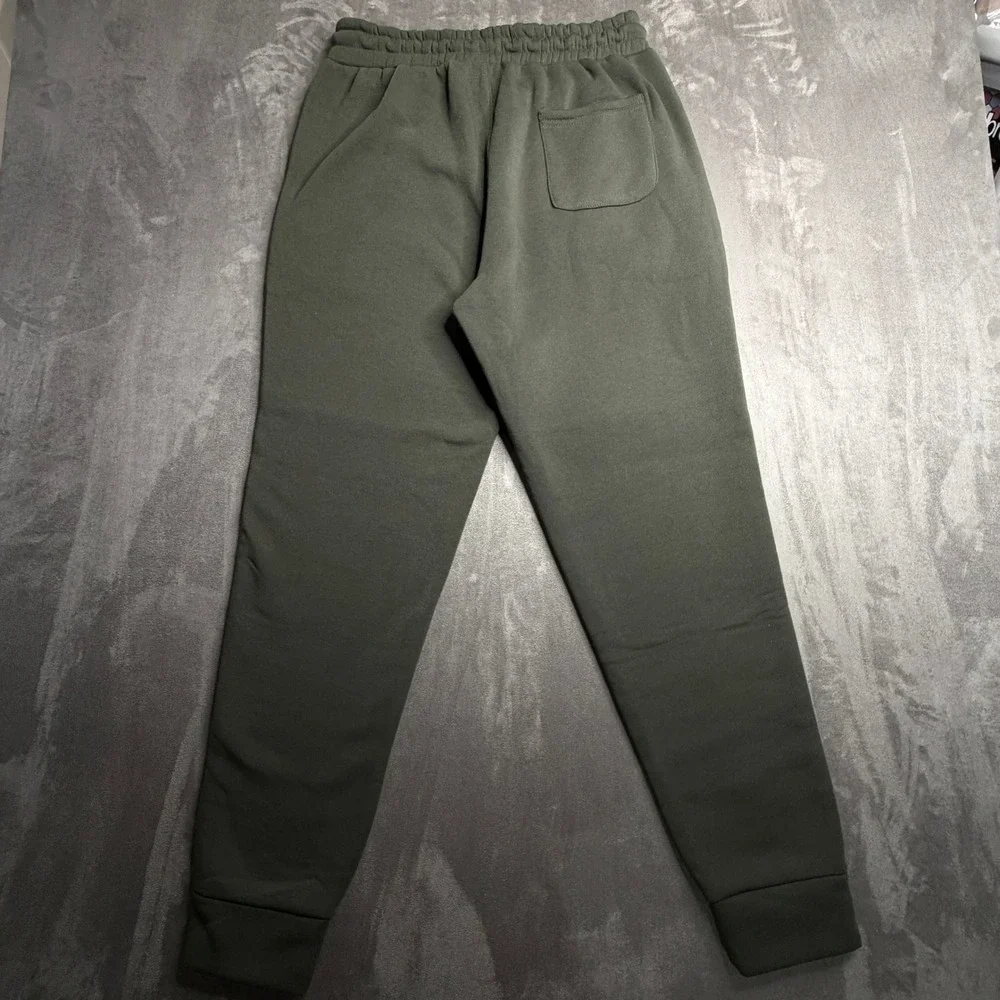 Southpole Jogger Sweatpants Mens XL Olive Green Tech Fleece Zip Pockets Tapered